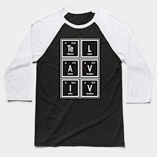 Tel Aviv | Periodic Table Baseball T-Shirt